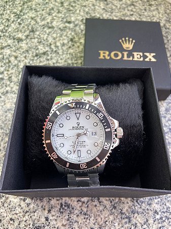 rolex dourado e prata