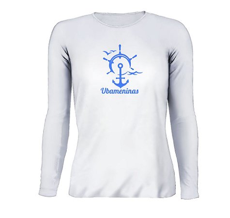 camiseta manga longa dry fit uv