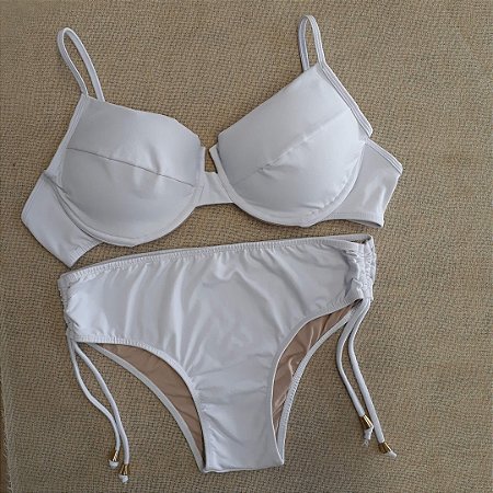 Biquíni  Aro meia taça Sunquíni - Branco