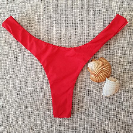 Calcinha Asa Delta Elastico Embutido - Vermelho - G