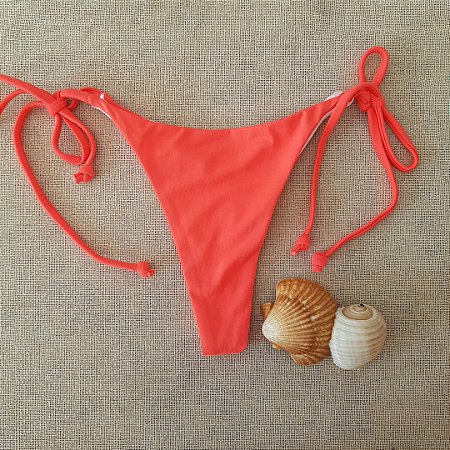 Calcinha de Biquíni Lacinho - Laranja - M