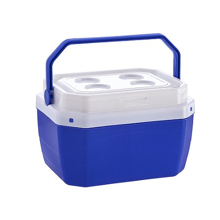 Caixa Térmica Cooler 17 Lts Azul