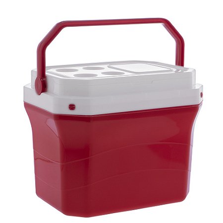 Caixa Térmica Cooler 40 Lts Vermelha