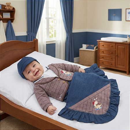 Saída de Maternidade Malha Dino Otolina My Baby P