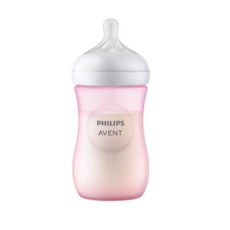 Mamadeira Pétala Ritmo Individual 260ml Rosa Philips Avent
