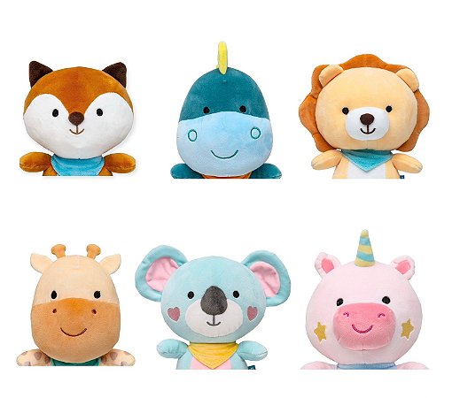 Bichinho de Pelúcia Turminha Soft Buba