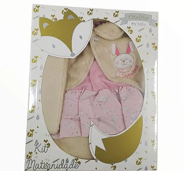 Saída de Maternidade Menina Plush Coelha Otolina My Baby