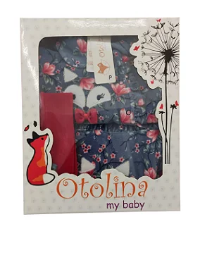 Saída de Maternidade Plush Flor Otolina My Baby
