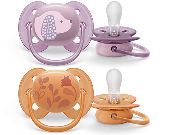 Chupeta Dupla Ultra Soft Decorada 6-18M Philips Avent