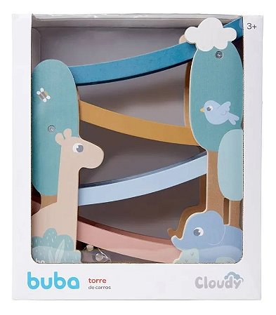 Brinquedo Infantil Educativo Torre De Carros Buba