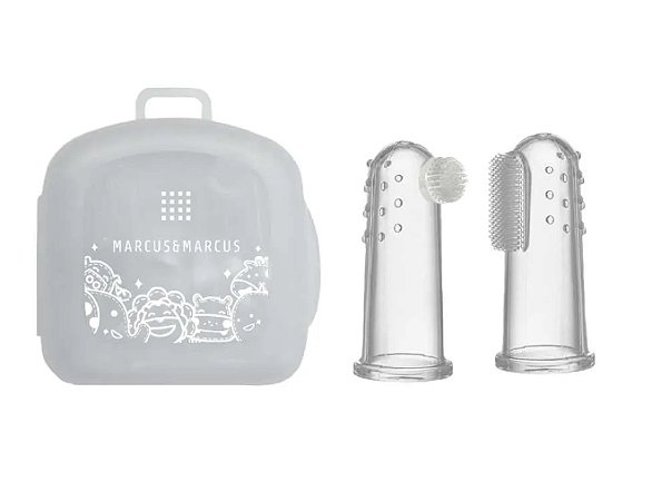 Kit 2 Dedeiras Massageadora Silicone Marcus & Marcus