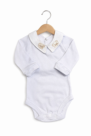 Body Gola Bordada Ursinho Otolina My Baby