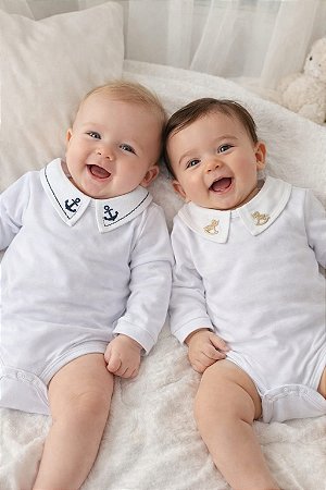 Kit 2 Body Gola Bordada Otolina My Baby Menino 2