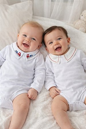Kit 2 Body Gola Bordada Otolina My Baby Menino 3