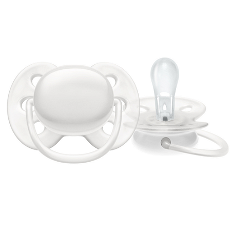 Chupeta Ultra Soft 0-6M Branca Philips Avent