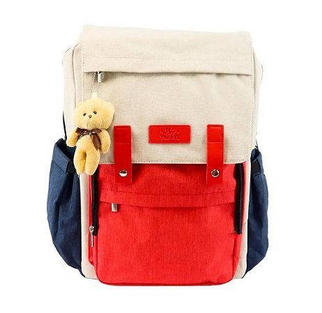 Bolsa Maternidade Multifuncional Impermeável Tricolor BH