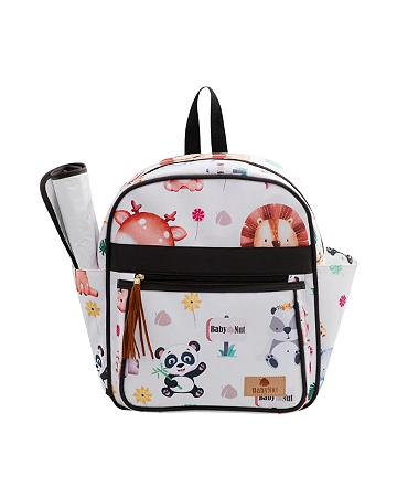Mochila Maternidade Baby Nut Safari C/ Trocador