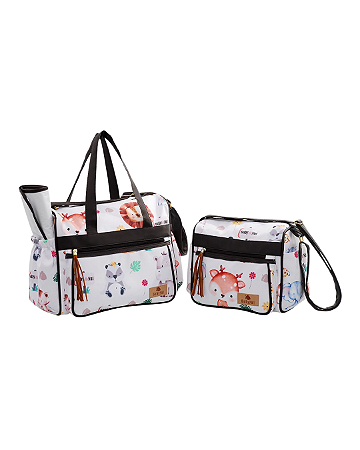 Kit Bolsa Maternidade Baby Nut Safari C/ Trocador