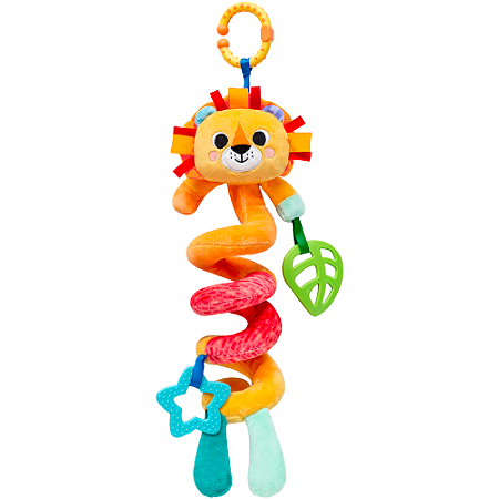 Pelúcia Infantil Leão Mola Happy Zoo Buba