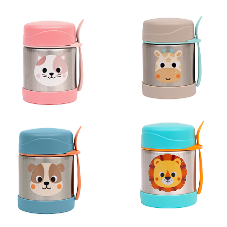Pote Térmico com Talher ZOO Buba 320ml