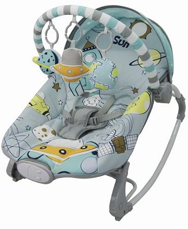 Cadeira Descanso Musical Vibratória Passeio Espacial Dican - Tos Store - O  Melhor para Seu Bebê