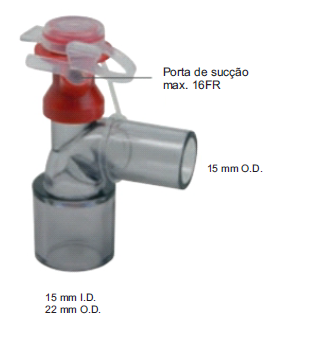 CONECTOR 90º AEROSSOL - não giratório - VBM