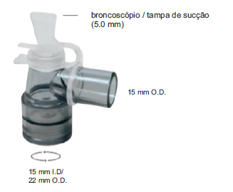 CONECTOR GIRATORIO ANGULADO COM ABERTURA DE 5MM - VBM