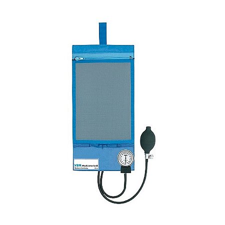 Bolsa Pressurizadora Azul - 1500ml - com Pera e Manômetro