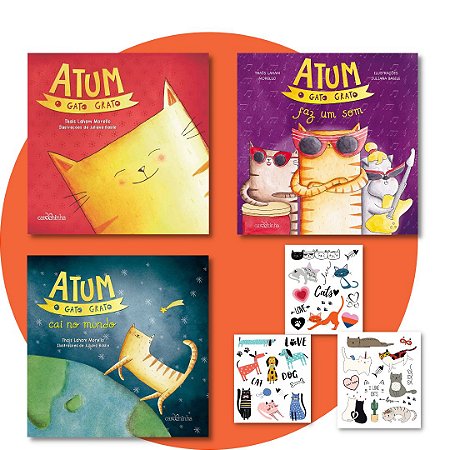 Kit Gato Atum! - Combo para leitores 4-7 anos