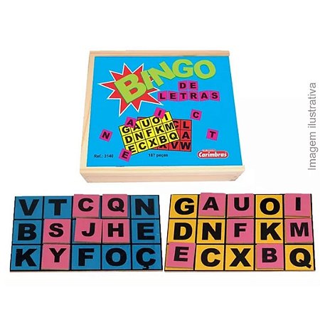 Bingo de Letras - Jogo para Alfabetização