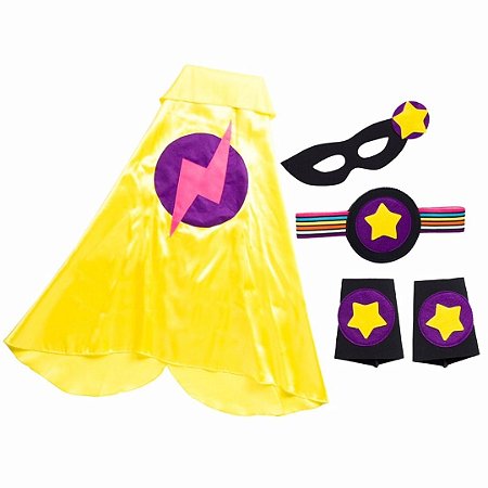 Fantasia infantil - Super Heroína Amarela