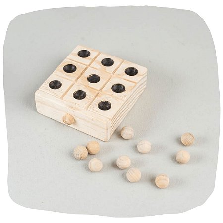 Jogo da Velha Clássico, Brinquedo Educativo Montessori