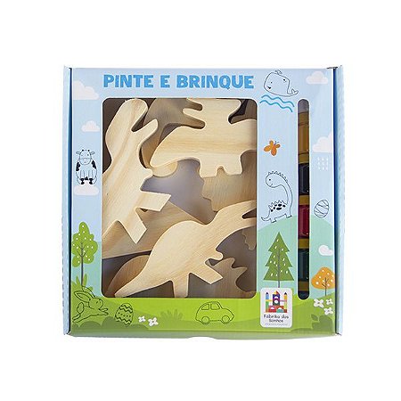 Dinossauro - Desenhos para pintar - Brinquedos de Papel