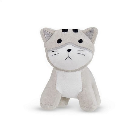 Mini Gato Faísca - Bicho de Pano Tecido Antialérgico Zip Toys