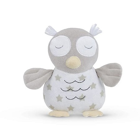 Coruja Star - Bicho de Pelúcia Tecido Antialérgico Zip Toys