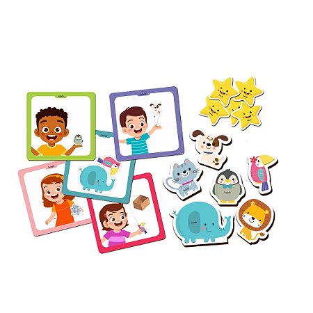 JOGUINHOS DE BOLSA: JOGO DA MEMORIA ANIMAIS - CELL Brinquedos Educativos ®