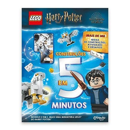 Lego Harry Potter Construções em 5 minutos - Livro Brinquedo Catapulta