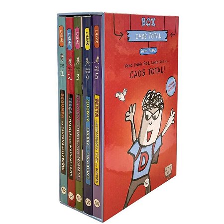 Box Caos Total: 5 Volumes (1-5) - Livro Infantil VR Editora