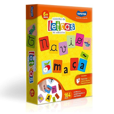 Caixinha de Letras - Jogo para Alfabetização Toyster