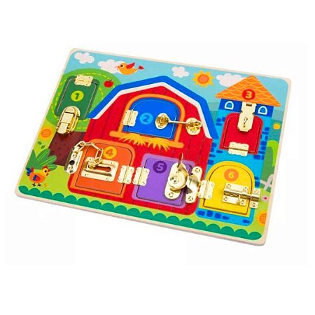 Placa de Atividades - Brinquedo Educativo Tooky toys