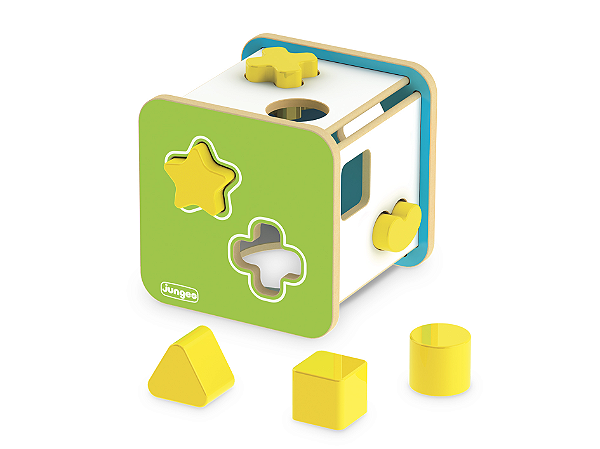 Cubo Didático Formas Geométricas - Junges