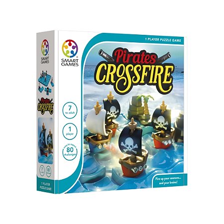Jogo Pirate Crossfire 80 Desafios - Smart Games