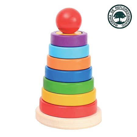 Torre Multi Encaixe - Brinquedo Educativo Polibrinq