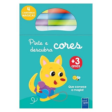 Pinte e Descubra Cores: Canguru - Livro Infantil