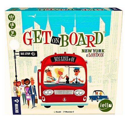Get on Board New York & London - Jogo de Tabuleiro Devir