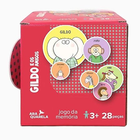 Jogo da Memória com Gildo e os amigos - Araquarela