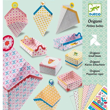 Kit Papéis para Dobradura (Origami) - Caixinhas