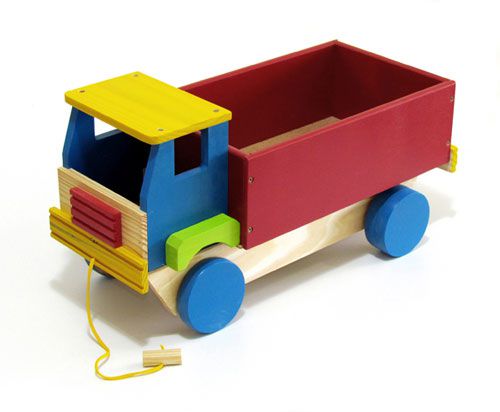 Brinquedo de Madeira - Caminhão com Caçamba - Woodtoys - Ioiô de Pano  Brinquedos Educativos