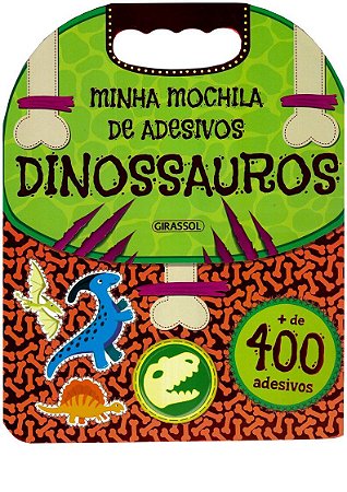 Minha mochila de adesivos - Dinossauros