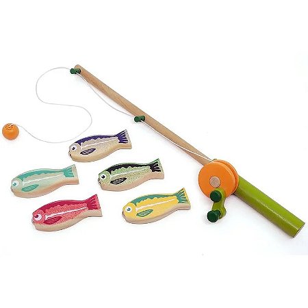 Kit Pescaria - Brinquedo de madeira Newart